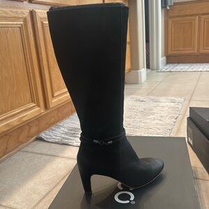 Ecco black woman’s tall boots